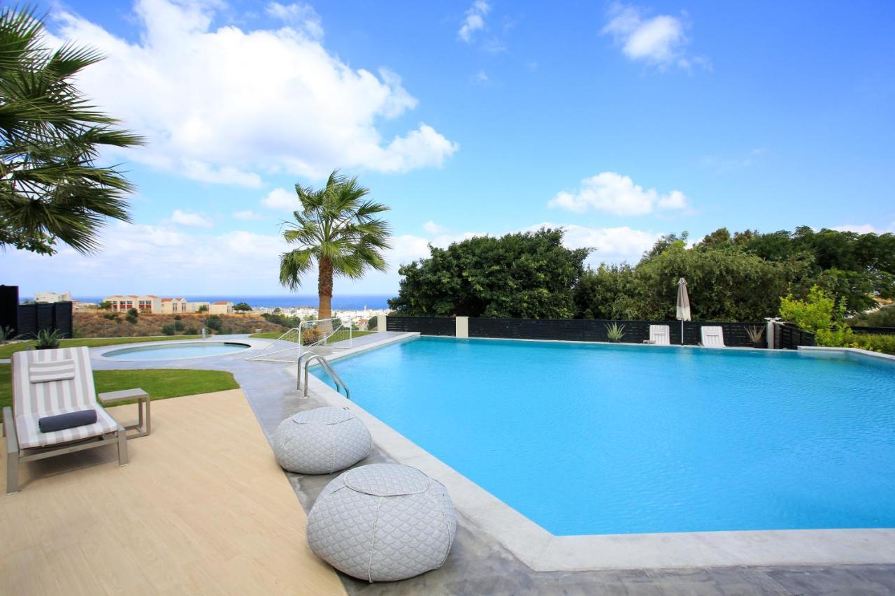 Orama Luxury Villa 4 Bedrooms With Private Pool Hersónissos Extérieur photo
