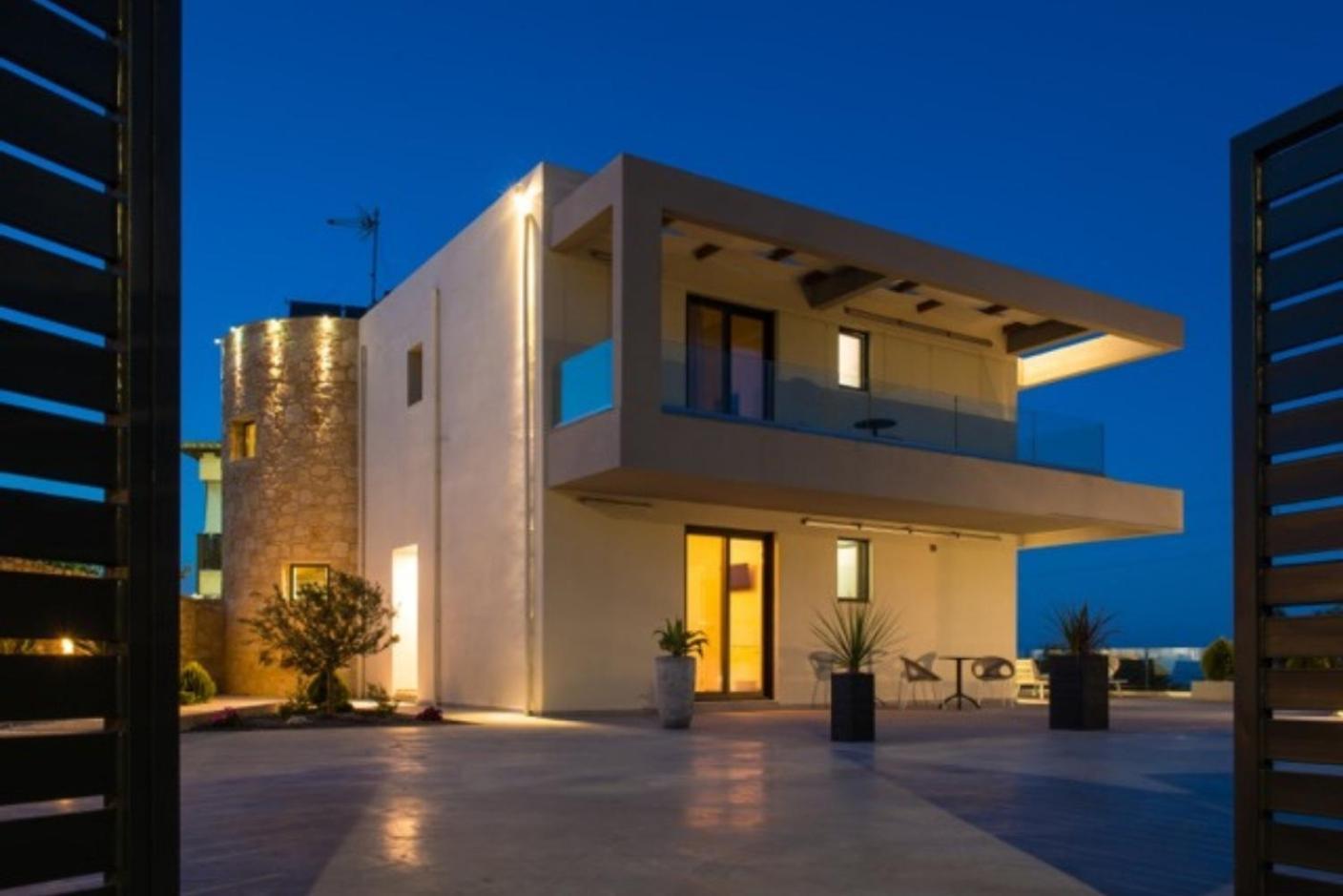 Orama Luxury Villa 4 Bedrooms With Private Pool Hersónissos Extérieur photo