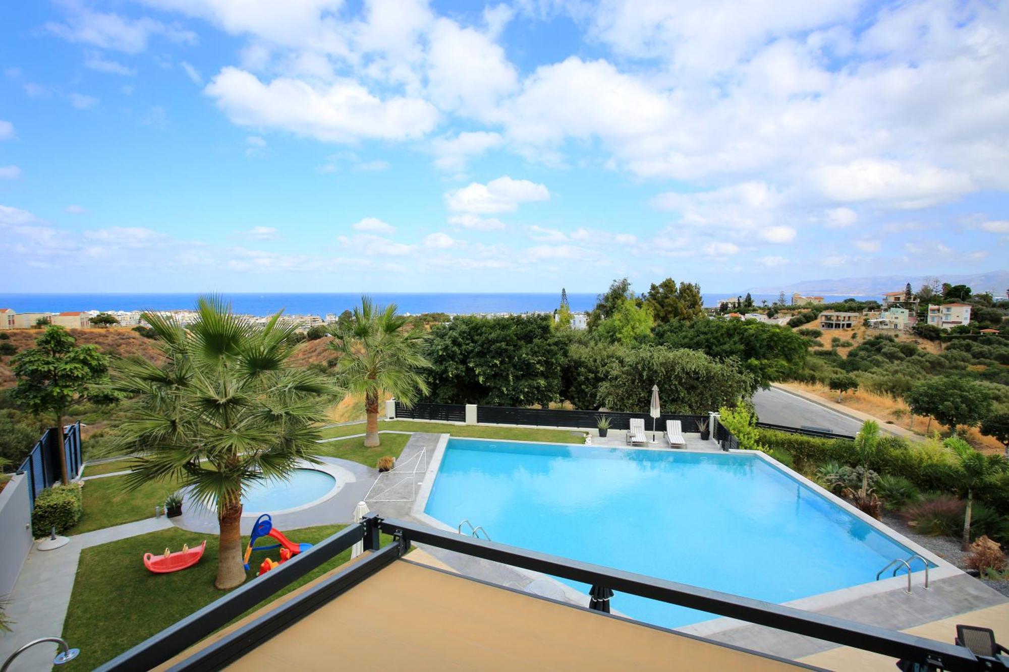 Orama Luxury Villa 4 Bedrooms With Private Pool Hersónissos Extérieur photo