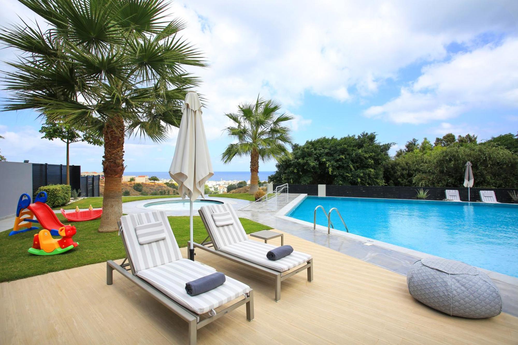 Orama Luxury Villa 4 Bedrooms With Private Pool Hersónissos Extérieur photo